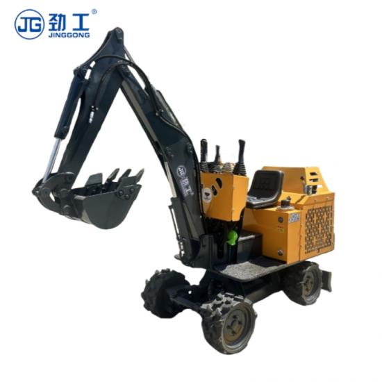 Wheeled Mini Bucket Excavator